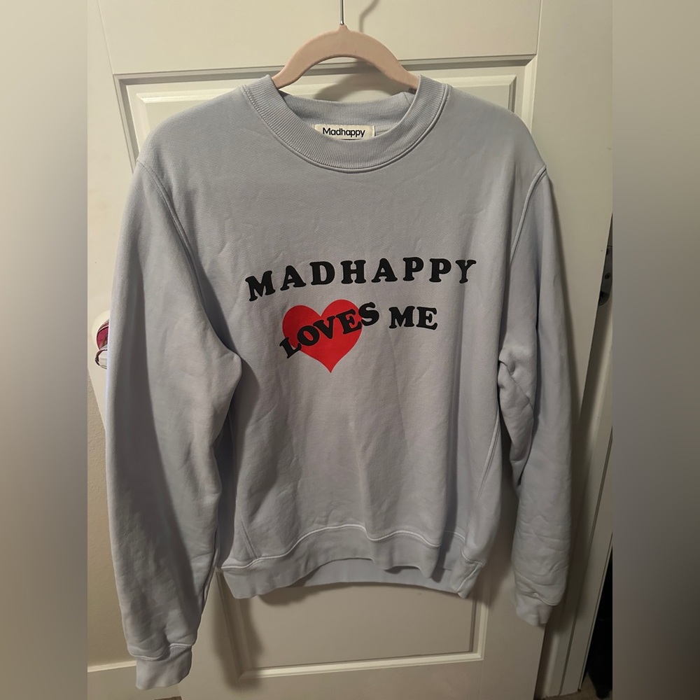 Madhappy Sky Blue Fleece Sweatshirt